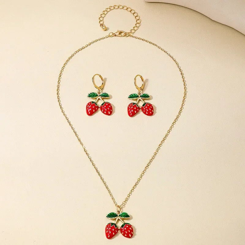 4 PCS Irregular Pearls Jewelry Set Korean Pearl Pendant Choker Stud Earring Rings for Women Classic Bracelet Wedding Jewelry